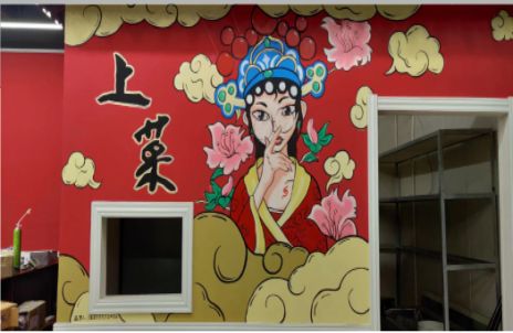青川墙体彩绘的发展和应用